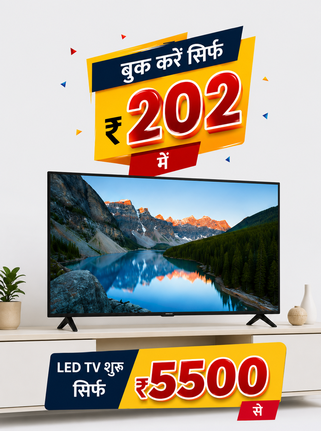 LED TV booking